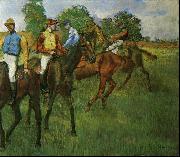 Edgar Degas Race Horses_a oil on canvas